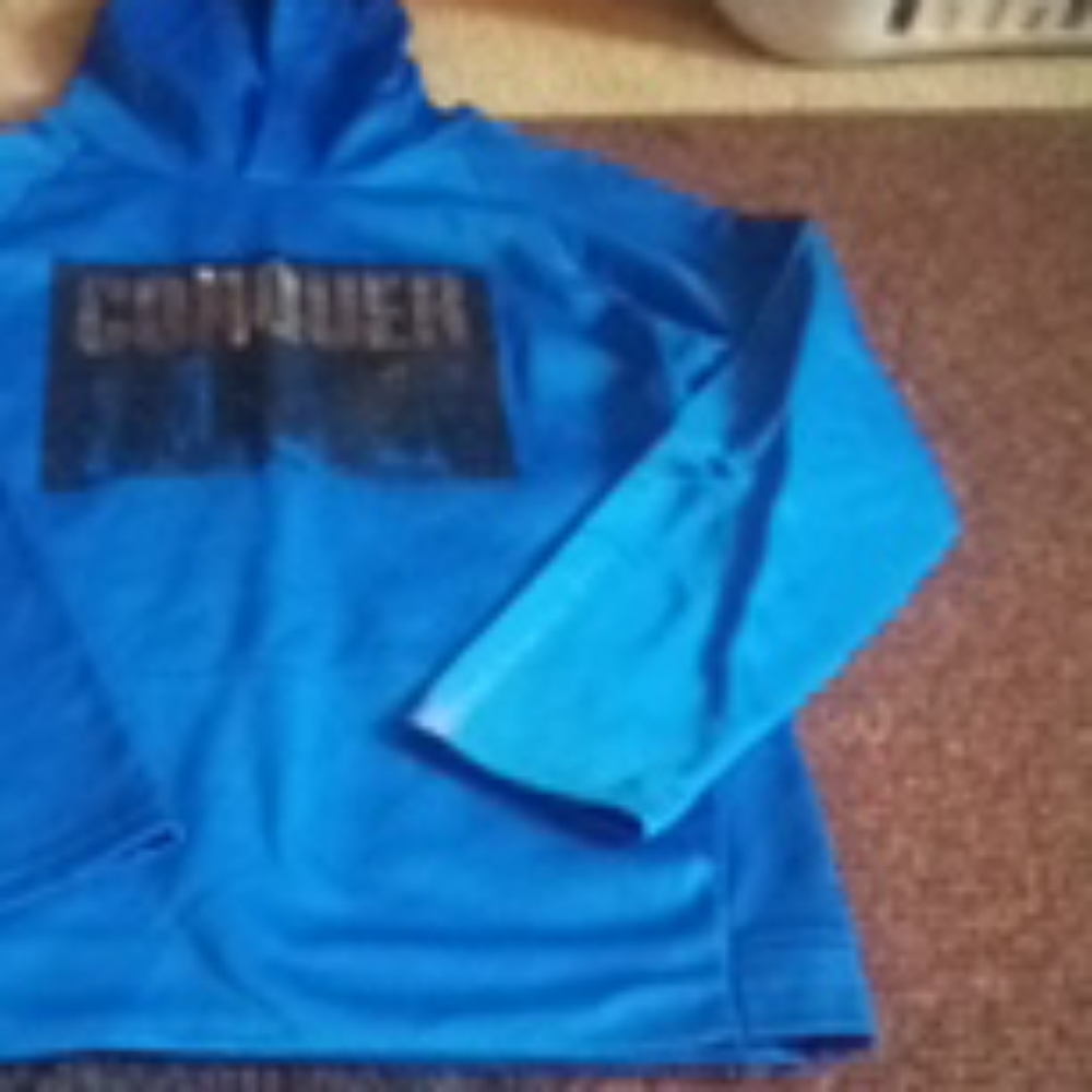 Conquer blue hoodie